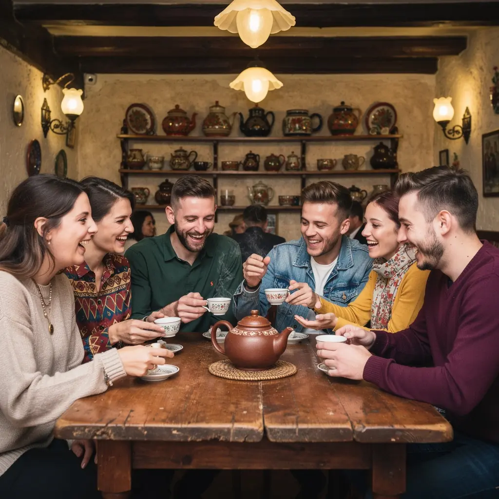 A Gyokuro tea elkészítése során keletkező gőz, amely az ízek gazdagságát hozza elő.